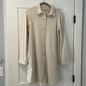 Faherty legend sweater dress with pockets